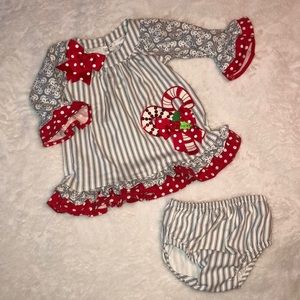 Christmas outfit with bloomers